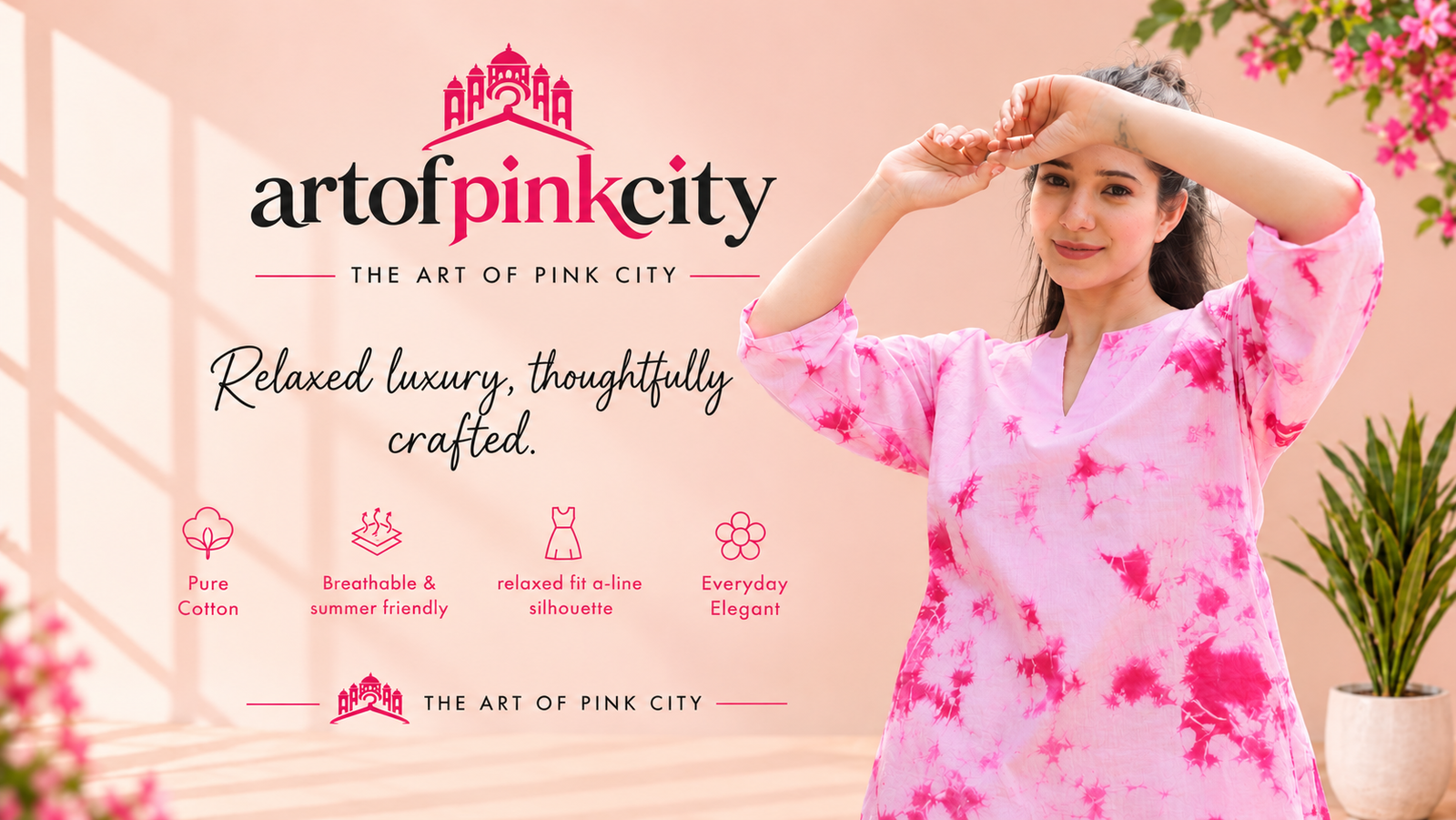 Art of Pink City - Royal Jaipur Luxury Loungewear