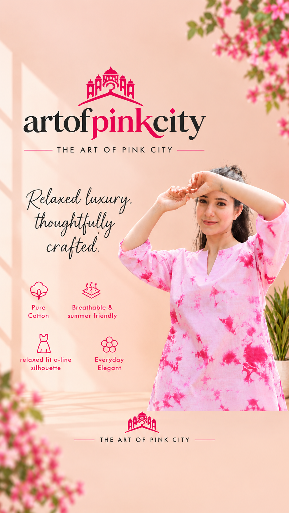 Art of Pink City - Royal Jaipur Luxury Loungewear