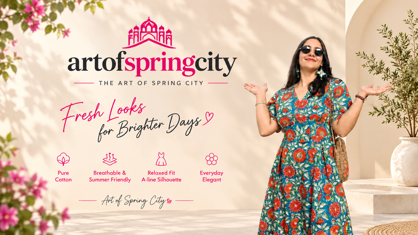 Art of Pink City - Pure Cotton Co-ords
